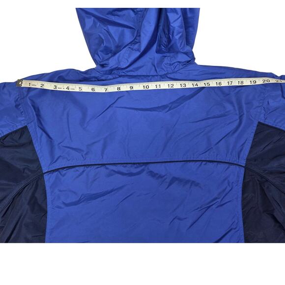 Vintage 90's Columbia Sportswear Blue Fleece Lined Hooded Jacket Women’s Large - Picture 11 of 12